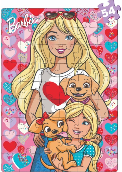 Barbie 2 İn 1 Puzzle Seti