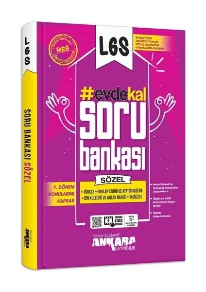 LGS 1. Dönem Evde Kal Sözel Soru Bankası