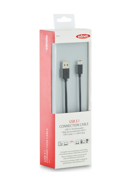 84311 USB Type- C Bağlantı Kablosu