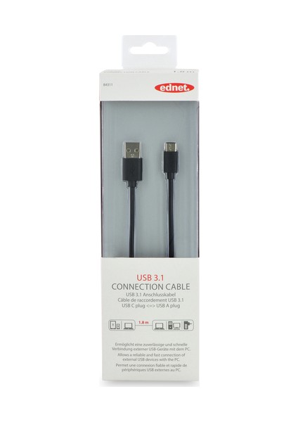 84311 USB Type- C Bağlantı Kablosu