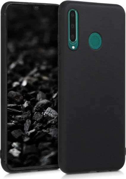 Case 4U Huawei P30 Lite Kılıf Klasik Mat Renkli Yumuşak Premier Silikon Siyah