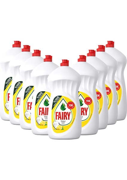 Sıvı Bulaşık Deterjanı Limon 1350 ml 9'lu