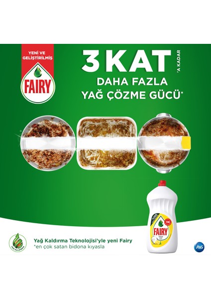 Sıvı Bulaşık Deterjanı Limon 1350 ml 9'lu