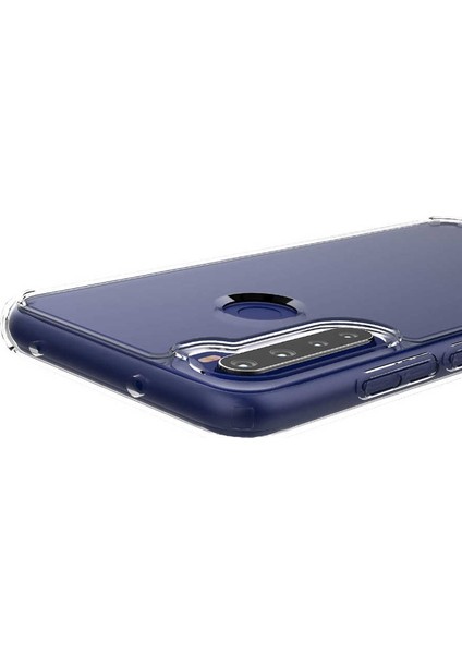 Xiaomi Redmi Note 8 Kılıf Coss Şeffaf Sert Kapak Şeffaf