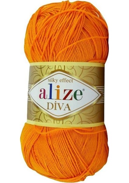Diva El Örgü İpi 100 g Portakal 83