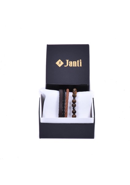 JTKB19080 Janti 2 Li Kombin Bileklik Kutulu