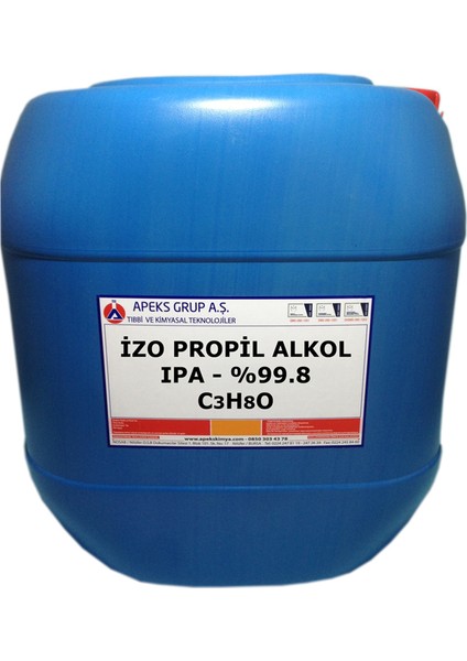 Izo Propil Alkol Ipa %99.8 C3H8O 30 lt