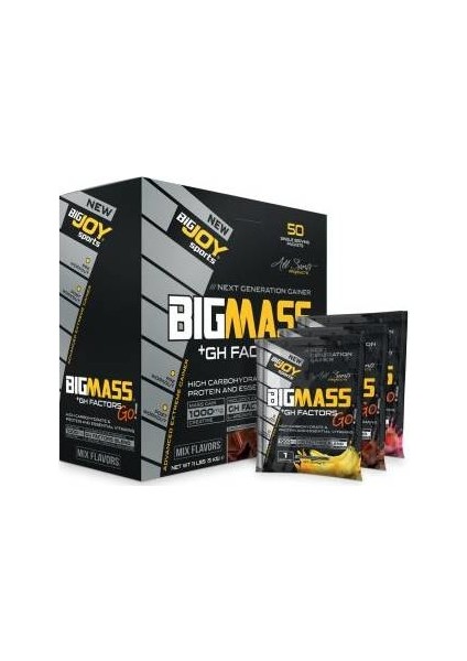 Bigmass Mass Gainer Gh factors Karbonhidrat Protein Mix 50 Sachet