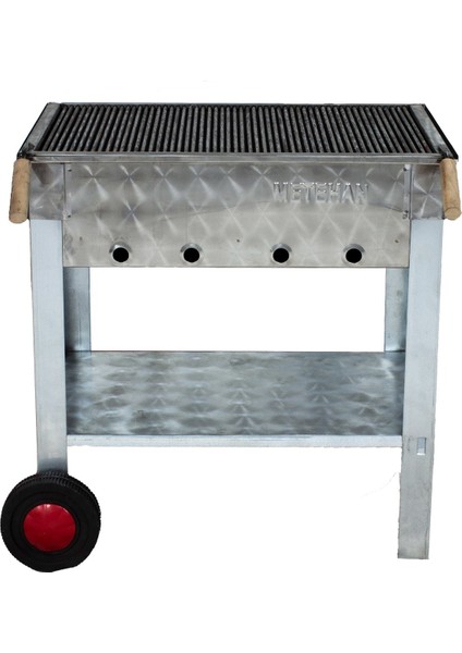 MTH-122 Maltız Izgaralı Mangal 2 Tekerlekli