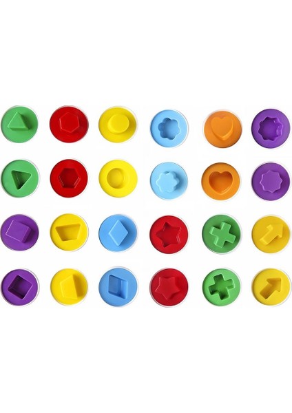 12'li Geometrik - Sembol Şekilli Yumurtalar