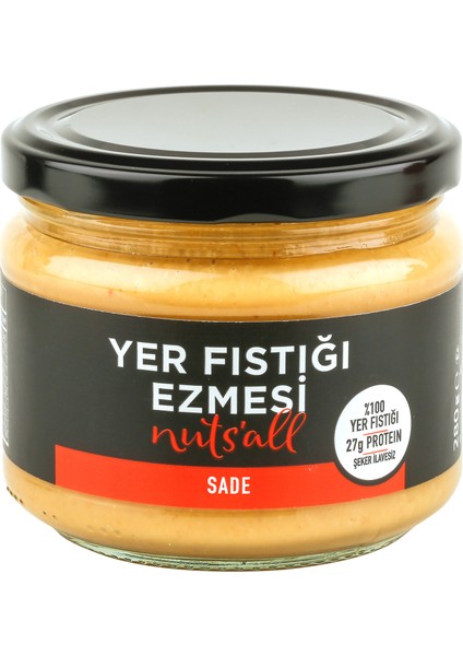 Fıstık Ezmesi - Sade 280 gr