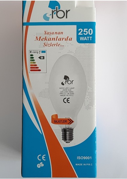 Civa Buharlı 250 W Balastlı Ampul E-40 Gün Işığı