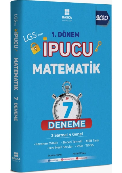 Başka Yayınları 8.Sınıf LGS 1. Dönem Ipucu Matematik 7 Deneme