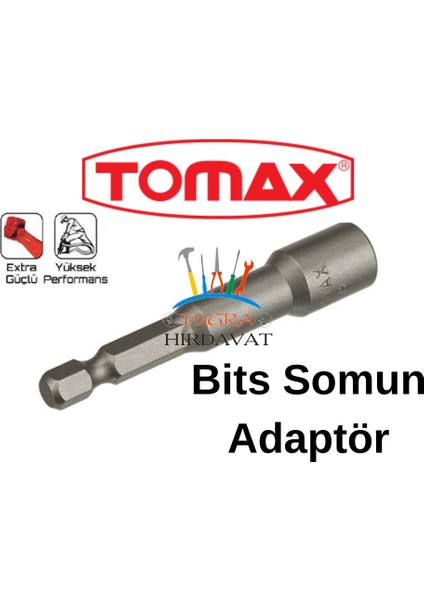Bits Somun Adaptör 13X65 mm