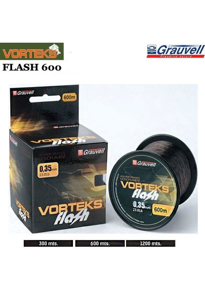 Vorteks Flash 600MT Misina 0,35MM