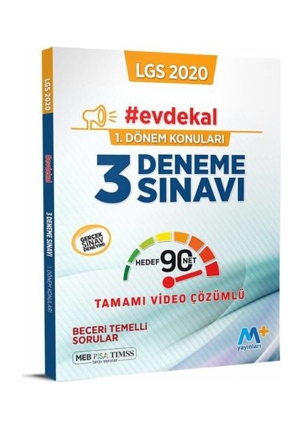 Martı Yayınları LGS 8.Sınıf 1.Dönem 3'lü Deneme Sınavı - 2020