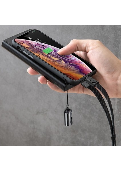 CALJL-BW1 Çok Fonksiyonlu iPhone Uyumlu Lightning 85 cm Powerbank Şarj Kablosu fiyatları