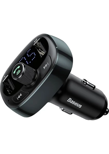 T Typed S-09 Bluetooth Fm Transmitter Çift Araç Şarj Aleti CALL-TM0A