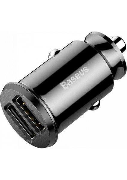 CCALL-ML01 Mini Dual USB 3.1A Max Çıkışlı Hızlı Araç Şarj Başlığı - Siyah