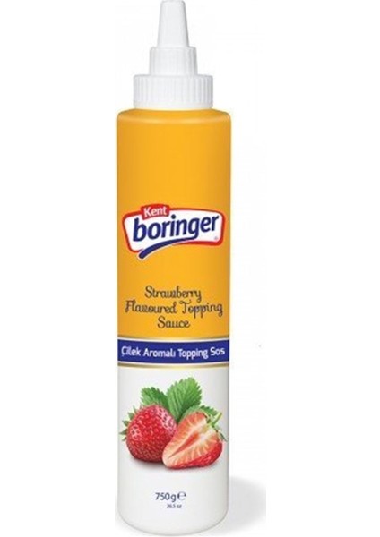 Boringer Topping Sos Çilek 750 gr