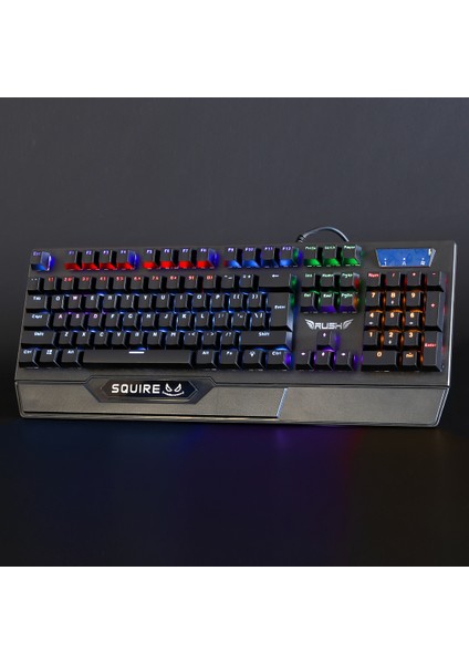 Squıre RK901 Full Mekanik RGB Işıklı Oyun Klavyesi