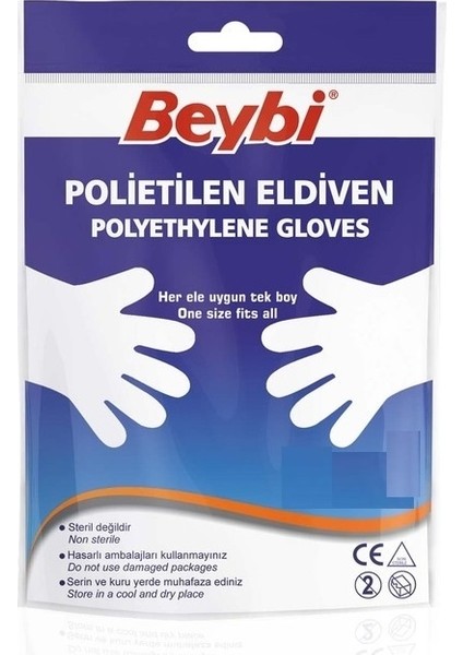Polietilen Pet Eldiven 10 Paket