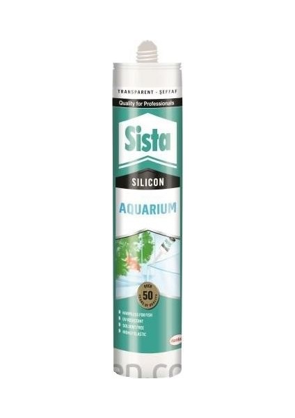 Sista Akvaryum Silikon Şeffaf 310 ml