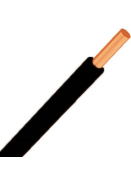 2,5 mm NYA Kablo 16 m Siyah Tam Bakır H07V-U