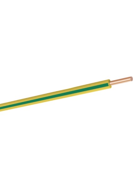 6 mm NYA Kablo 18 m Sarı Yeşil Tam Bakır H07V-U
