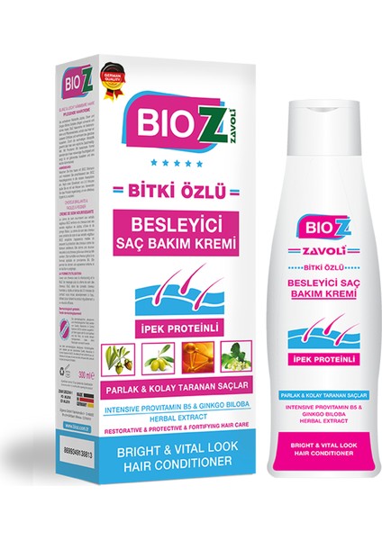 Kolay Taranan Saçlar için Besleyici Saç Bakım Kremi 300 Ml 3'lü Paket modelleri