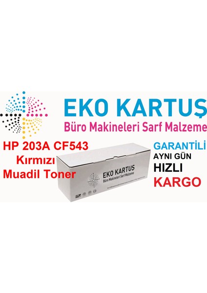 Hp 203A CF543 Muadil Toner 1400 Sayfa Kırmızı