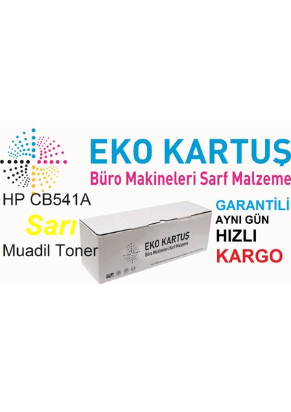 Hp CB542A Muadil Toner 1400 Sayfa Sarı