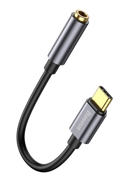 CATL54-OG L54 Type-C Aux kulaklık Adaptörü 3.5 Jack Ses Kablosu Gri