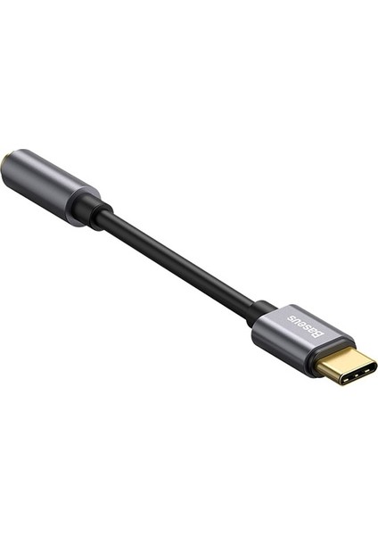 CATL54-OG L54 Type-C Aux kulaklık Adaptörü 3.5 Jack Ses Kablosu Gri