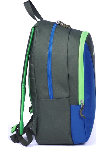 İbag İki Bölmeli Lacivert-Haki Yeşil Okul Sırt Çantası 14250 fırsatları