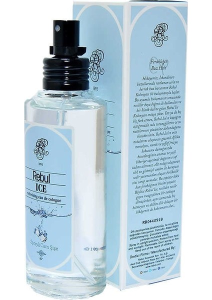 Ice Kolonya 80 Derece 100 ml