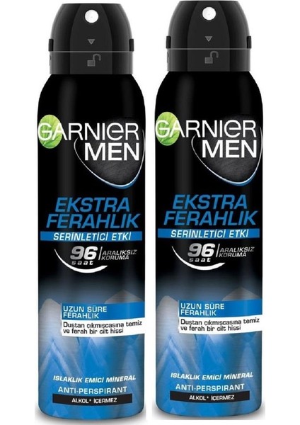 Men Ekstra Ferahlık Deodorant 150 ml 2 Adet