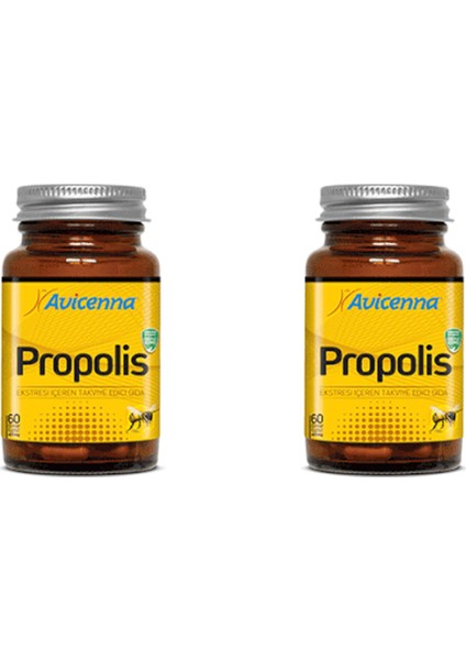 Propolis 60 Bitkisel Kapsül x 2 Adet