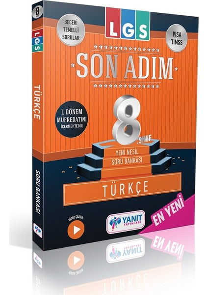 LGS Son Adım Türkçe Yeni Nesil Soru Bankası