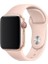 Apple Watch Uyumlu 40 mm Kordon Spor Kayışı Yumuşak Silikon Pembe 1
