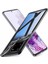 Samsung Galaxy S20 Ultra Kılıf Süper Silikon Slim Opacity Şeffaf + 5D Nano 1