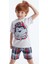 Monkey Ekose Erkek Çocuk T-shirt Şort Takım 1