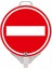 Yuvarlak Uyari Levhasi İki Yönlü Yol 1
