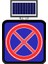 Solar Flaşörlü Ledli Trafik Levhasi 60 x 60 cm Yol Boyunca Park Yasak 1