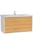 Frame 61232 Lavabo Dolabı, Çift Çekmeceli, Etajerli Lavabolu, 100 cm 1