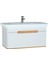 Sento 60814 Lavabo Dolabı, Tek Çekmeceli, 100 cm, Mat Beyaz 1