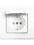 90400012 Viko Linnera Beyaz Kapaklı Topraklı Priz Çerçeve Hariç 1