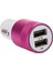 Çakmak Soketi Çift Usb'li Pembe 1