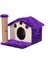 Kedi Tırmalama Platformu Ev Y01 Mor 55 cm 1
