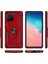 Samsung Galaxy S10 Lite Kılıf Tank Koruma Vega Standlı Yüzüklü Mıknatıslı Siyah 3
